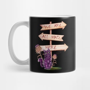 we are all mad here Mug